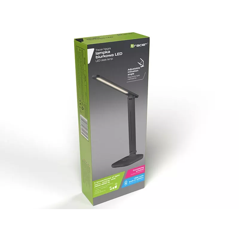 Tracer lampada da scrivania LED Negra nero TRAOSW47185