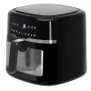 Adler AD 6318 friggitrice ad aria, 8 l, 2500 W, display LCD, 9 programmi, nera