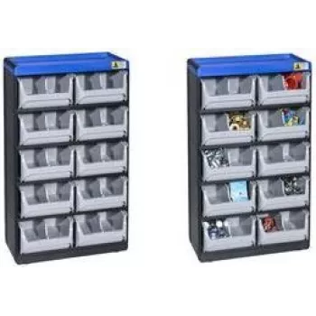 Cassettiera per minuteria allit VarioPlus Pro 53/20 L x A x P 300 525, sistema modulare di contenitori per lo stoccaggio