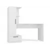 Set scrivania + libreria Cosmo, bianco