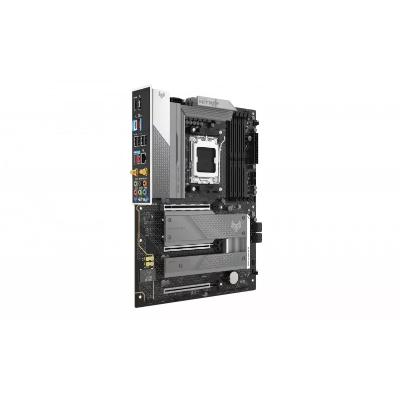 Scheda madre Sapphire NITRO+ B850A WIFI 7 AMD B850 socket AM5 micro ATX, DDR5, 4 DIMM, 256GB, Wi-Fi 7, 2.5GbE