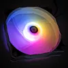 Ventola ARGB 120mm BitsPower Notos — bianco, modello BPTA-FX1812NTWH-1
