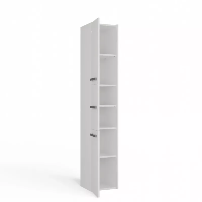 Top E Shop S33 BIEL mobile contenitore per bagno, bianco