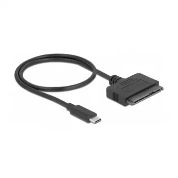Convertitore DeLOCK 63803 USB Type-C a 22 pin SATA 6 Gb/s per SSD / HDD da 2,5