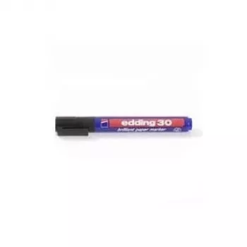 Pennarello Edding 30 Brilliant Paper nero (10)