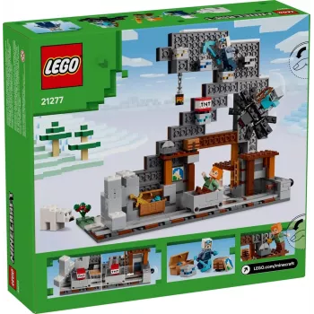 Giocattolo da costruzione LEGO Minecraft La miniera con piccone set 21277 – 530 pezzi, 3 minifigure, età 8+