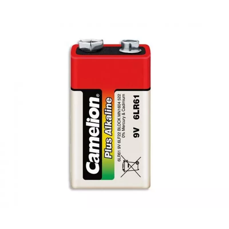 Batteria usa e getta Camelion 6LR61-SP1 9V alcalina