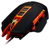 CANYON mouse Hazard GM-6 LED cablato nero arancione