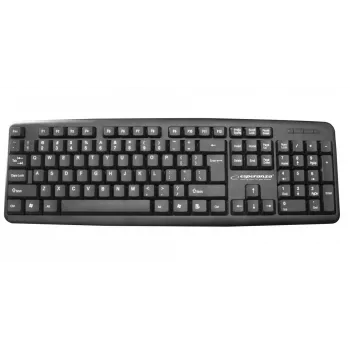 Tastiera con filo ESPERANZA EK134 Full-Size 100% USB, nero, cavo 1,45 m