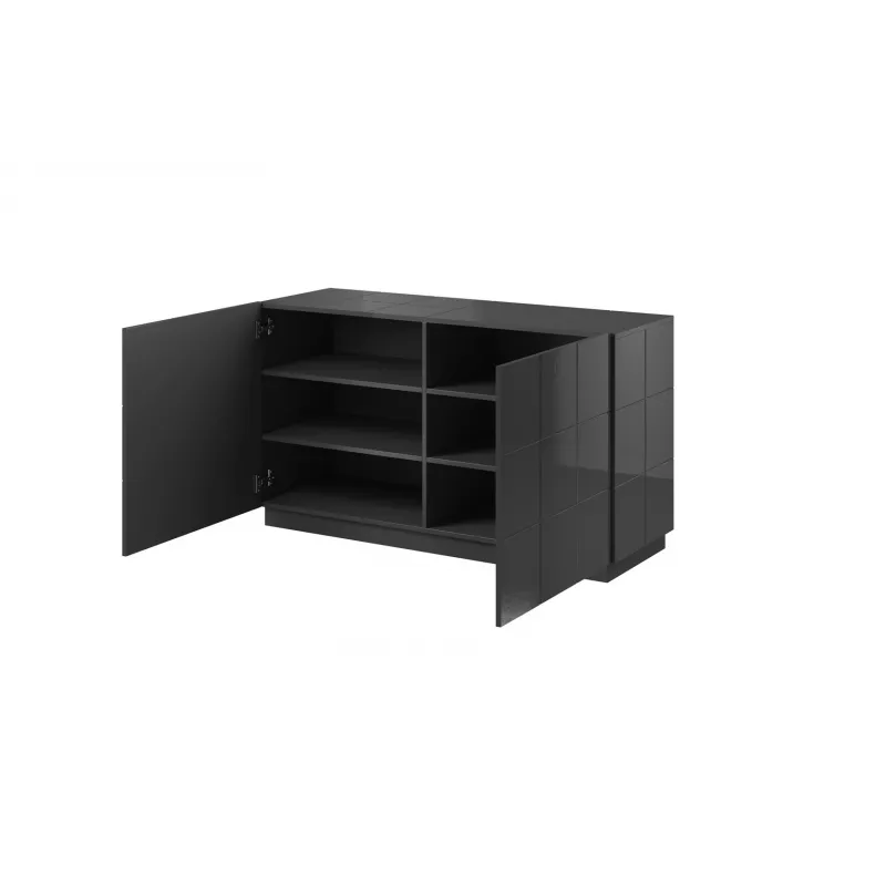 Cama Sideboard 2D REJA grigio grafite lucido/grigio grafite lucido