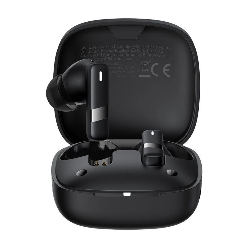 Cuffia Baseus Bowie E20 wireless in-ear chiamate/musica Bluetooth nero