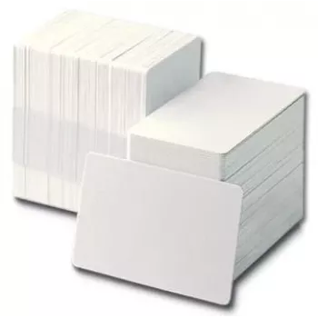 Tessere plastificate confezione da 500 pz., Evolis C4501, bianche CR80 PVC formato carta di credito