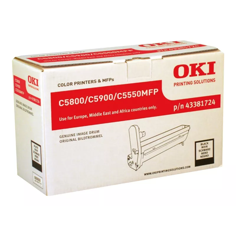 Tamburo immagine OKI nero per C5800 C5900 C5550MFP 20000 pagine