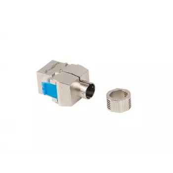 Modulo keystone Lanberg KSF8-4000 piatto blu argento RJ-45