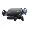 Baseus LightChaser BS-CM029 Supporto auto per telefono con ricarica wireless da 15 W per bocchetta di ventilazione, nero