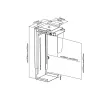MC-713 supporto PC – supporto da sottoscrivania per computer per riporre