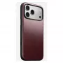 Custodia in pelle Nomad Modern per iPhone 17 Pro Max (6,9 pollici) – bordeaux, pelle+TPU+PC