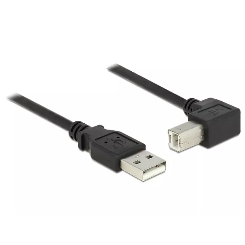 Cavo USB DeLOCK 0,5 m USB 2.0-A USB 2.0-B nero