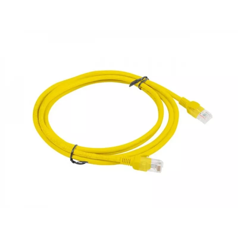 PATCHCORD Cat.5E UTP 2M giallo FLUKE PASSED LANBERG 10-PACK