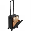 Trolley da cabina Rivacase Clark ECO 8181 — trolley compatto da bagaglio a mano, nero