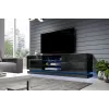 Mobile TV Cama QIU 200 MDF nero lucido/nero lucido