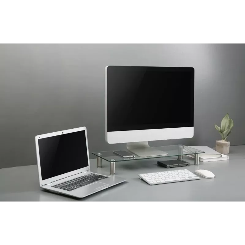 GEMBIRD stand per monitor in vetro taglia M