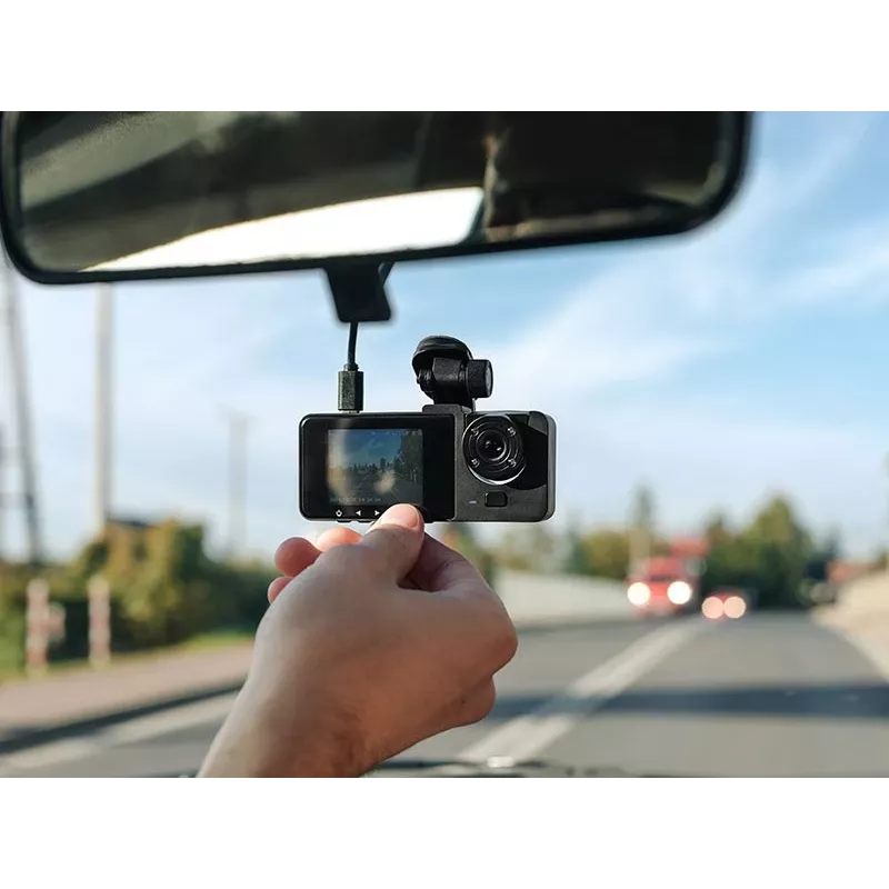 Tracer Halo 360 Dual TRAKAM47568 dash cam per auto, Full HD, schermo da 3 pollici