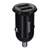 Caricabatterie da auto Baseus Gain Pro universale nero – 2× USB 2.0, 2,4 A per porta, ingresso 12–24 V, uscita 5 V