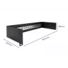 Delock 66884 Pannello per guida DIN da 19 pollici, 2U, nero