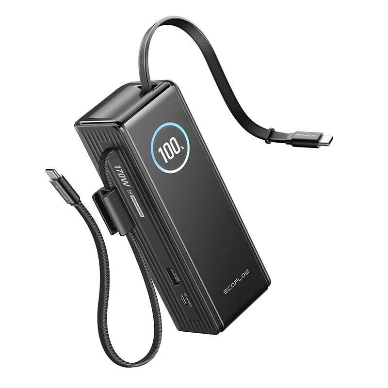 Power bank ECOFLOW RAPID 25K con cavo integrato