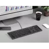 Tastiera A4Tech con filo FX60H USB QWERTY – Full-Size 100%, retroilluminata bianco, grigio, hub USB