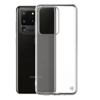 Custodia in silicone per smartphone Tellur per Samsung S20 Ultra, trasparente