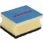 Spugna VILEDA rettangolare in fibra, lavaggio a mano, giallo/nero/blu, confezione da 3
