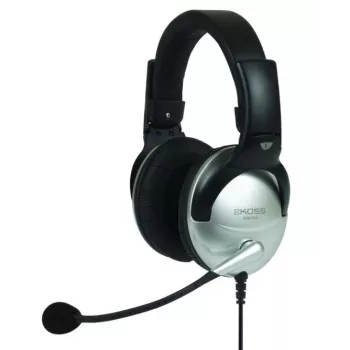 Koss SB45 Headset con filo ad archetto Telefonate/Musica Nero, Argento