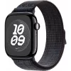 Cinturino Apple 46mm nero/blu Nike Sport Loop smartwatch