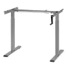 Scrivania regolabile in altezza manualmente MACLEAN MC-790NG — carico max 60 kg, altezza max 120 cm