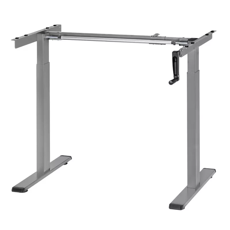 Scrivania regolabile in altezza manualmente MACLEAN MC-790NG — carico max 60 kg, altezza max 120 cm