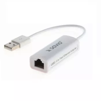 Savio CL-24 - Adattatore di rete - USB 2.0 - 10/100 Ethernet X 1