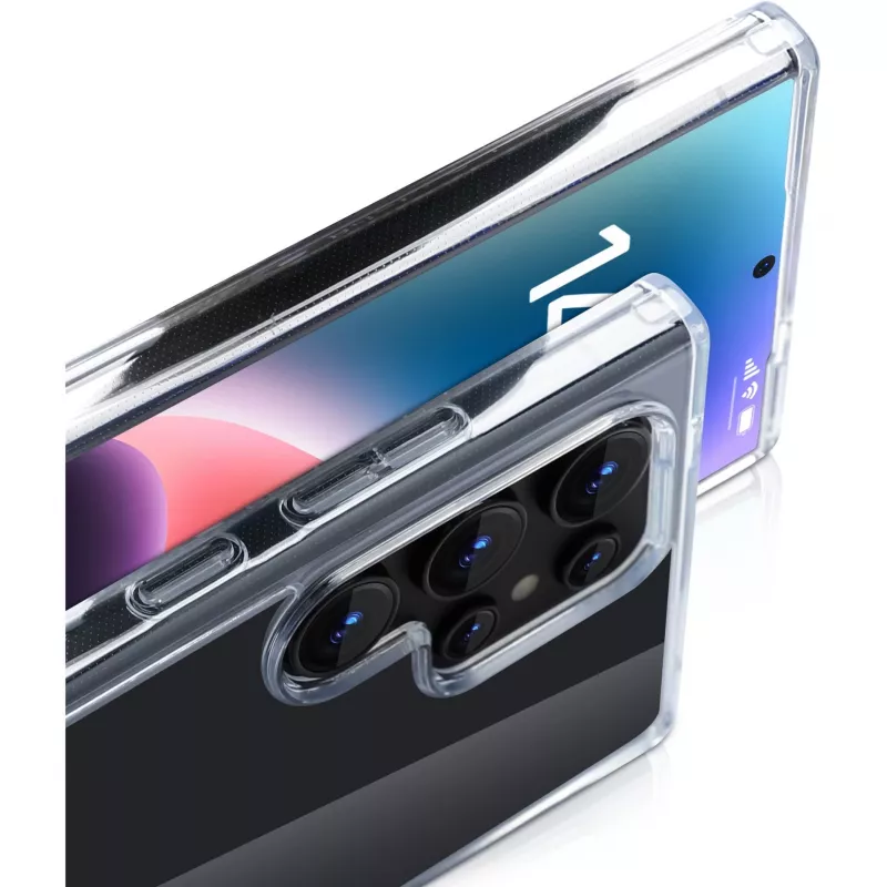 StyleShell SHOCKFlex, custodia per cellulare trasparente, Samsung Galaxy S24 Ultra
