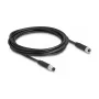 DeLOCK cavo M8 4 poli codifica A connettore maschio su connettore femmina PUR TPU 3 m