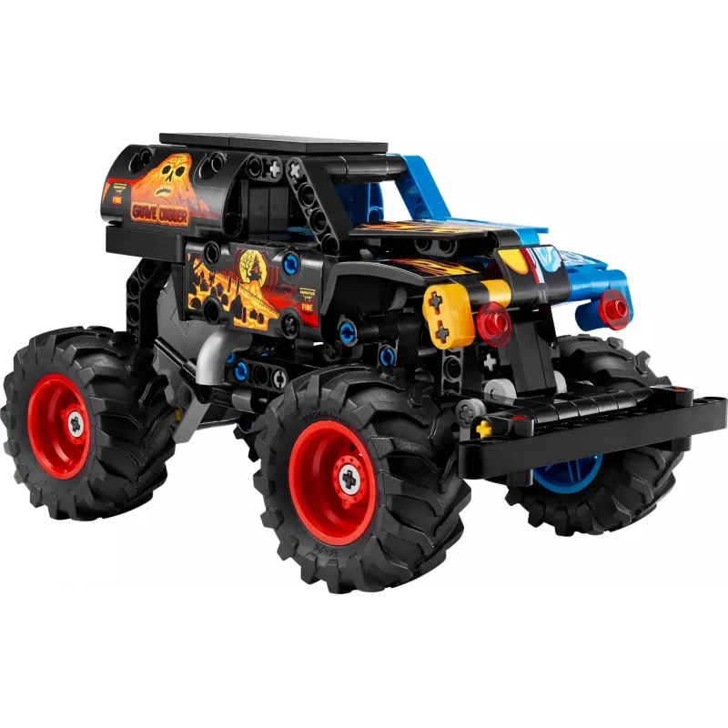 LEGO TECHNIC 42219 Monster Jam Grave Digger Fuoco e ghiaccio