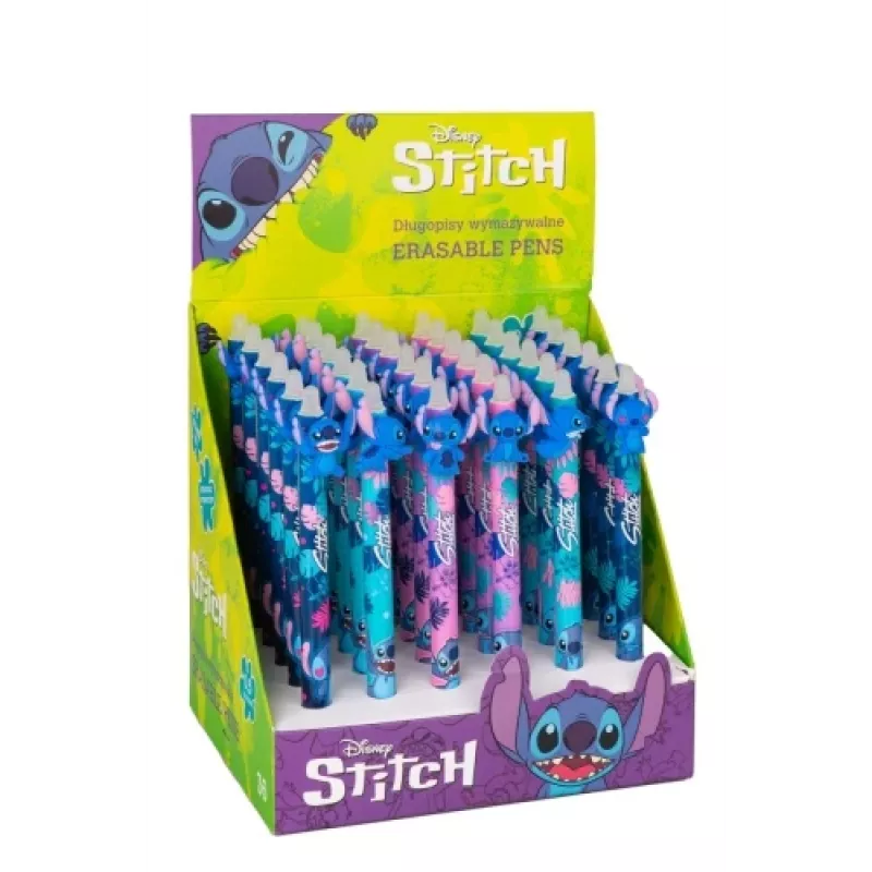 Penna retrattile cancellabile Cool Pack Disney Stitch 54908PTR, inchiostro gel, punta retrattile