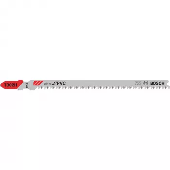 Lama per sega Bosch T 302 H per tubi plastica profilo 2,3 mm passo denti
