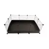 Gabbia modulare C&C 3x2 110x75 cm per porcellini d'India, ricci, nero
