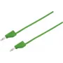 VOLTCRAFT Cavo di prova [connettore maschio 4 mm - connettore maschio 4 mm] 0,5 m verde MSB-300 (MSB-300-0.5-GR)