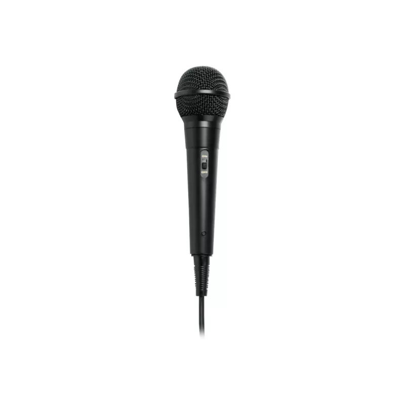 Muse MC-20B microfono professionale cablato, -73 dB, 30–15000 Hz, cavo da 3 m, jack da 6,3 mm, nero