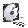 XPG VENTO 120 ARGB PWM (confezione da 3) nero, ventola, 12 cm, 300 U/min, 1850 U/min, nero
