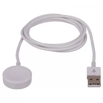Akyga AK-SW-15 cavo di ricarica magnetico per Apple Watch, USB, 1 m, bianco (AK-SW-15)