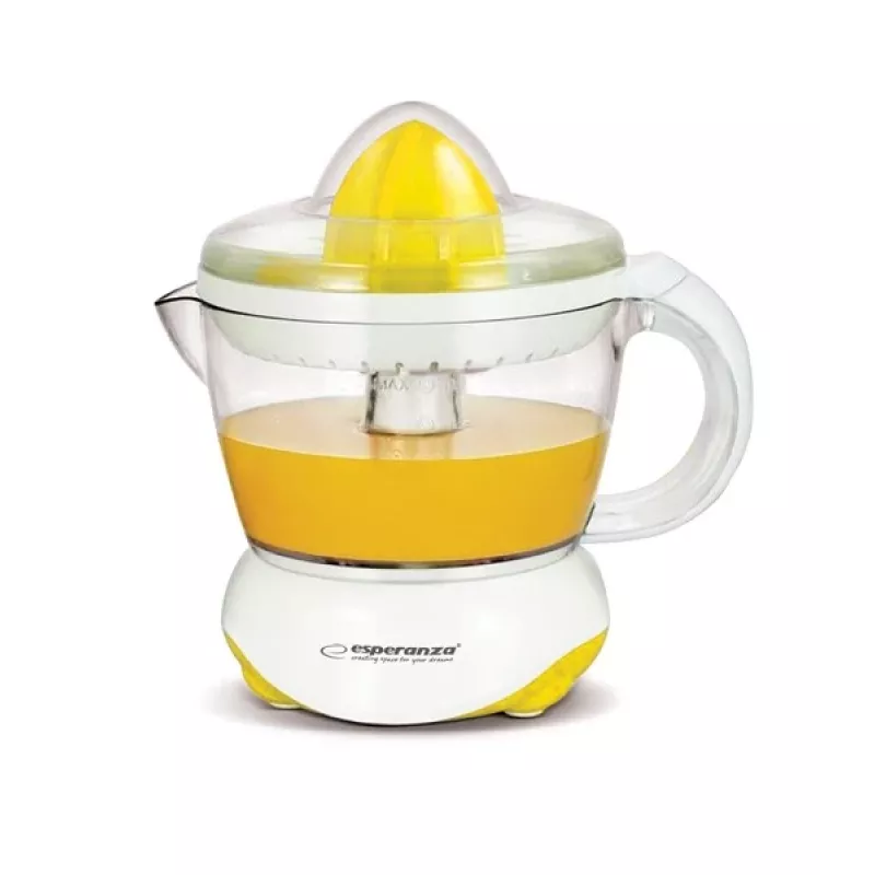 Spremiagrumi elettrico ESPERANZA EKJ001Y – ciotola da 0,7 L, 25 W, bianco/giallo
