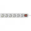 Prolunga elettrica Wentronic 38845 5m 6 prese CA per interni bianco